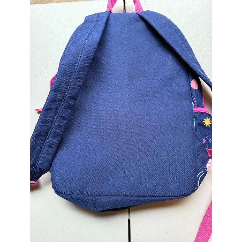 Kids Backpack‎ Space Planets Stars Blue Pink Toddler Preschool Bag